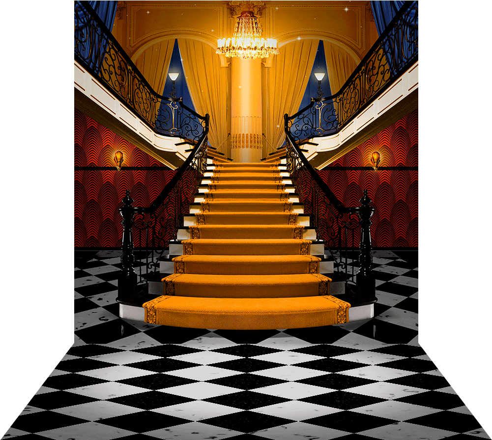 3 Dimensional View Of - Stairs (1000x1000), Png Download