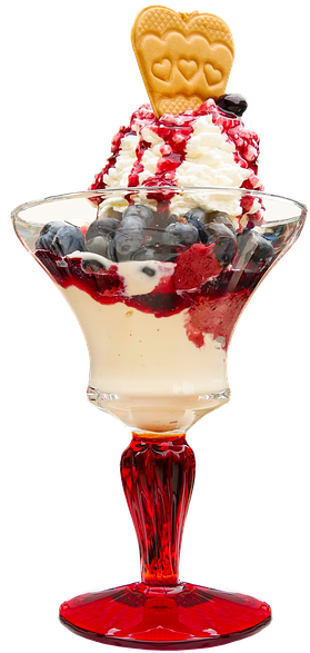 Eat, Food, Ice, Ice Cream Sundae, Sweet, Dessert - Ice Cream (480x720), Png Download