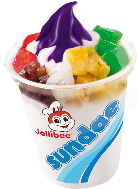Jollibee Halo-halo Sundae - Jollibee Ice Cream Halo Halo (514x734), Png Download