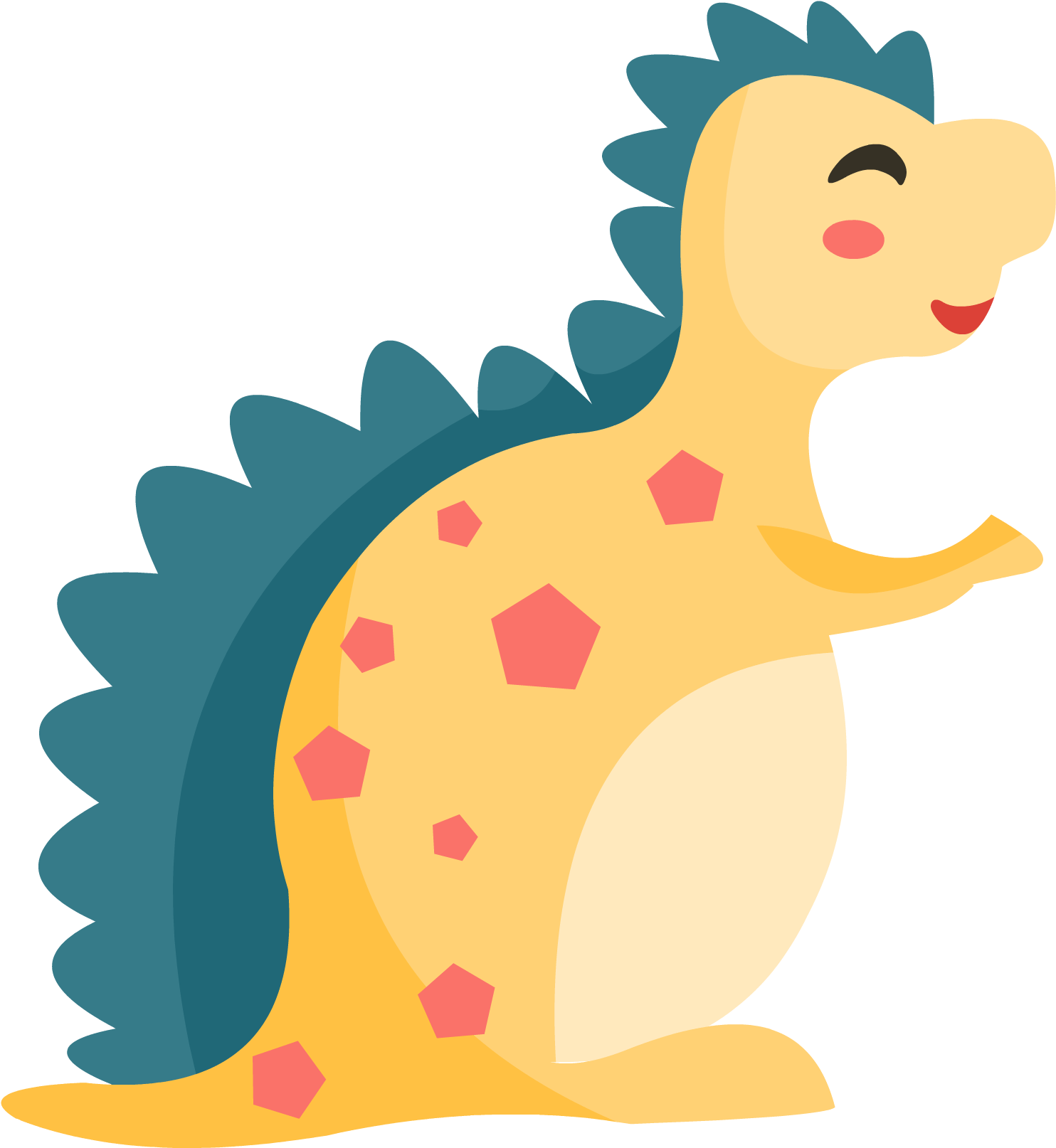 Animal Caricatura Dibujada A Mano Plana De Png E Imagen - Vector Graphics (2000x2000), Png Download