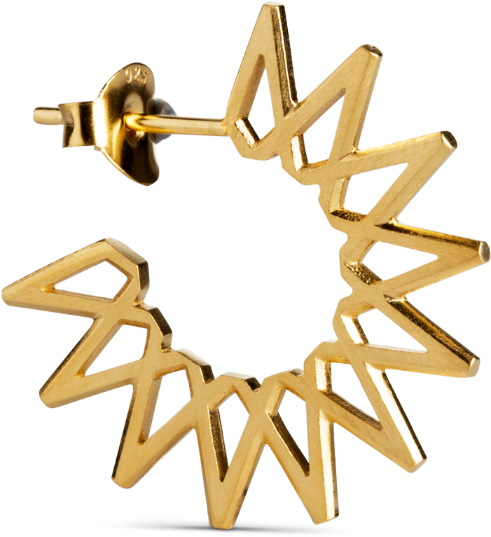 Small Sun - Earring (2000x2000), Png Download