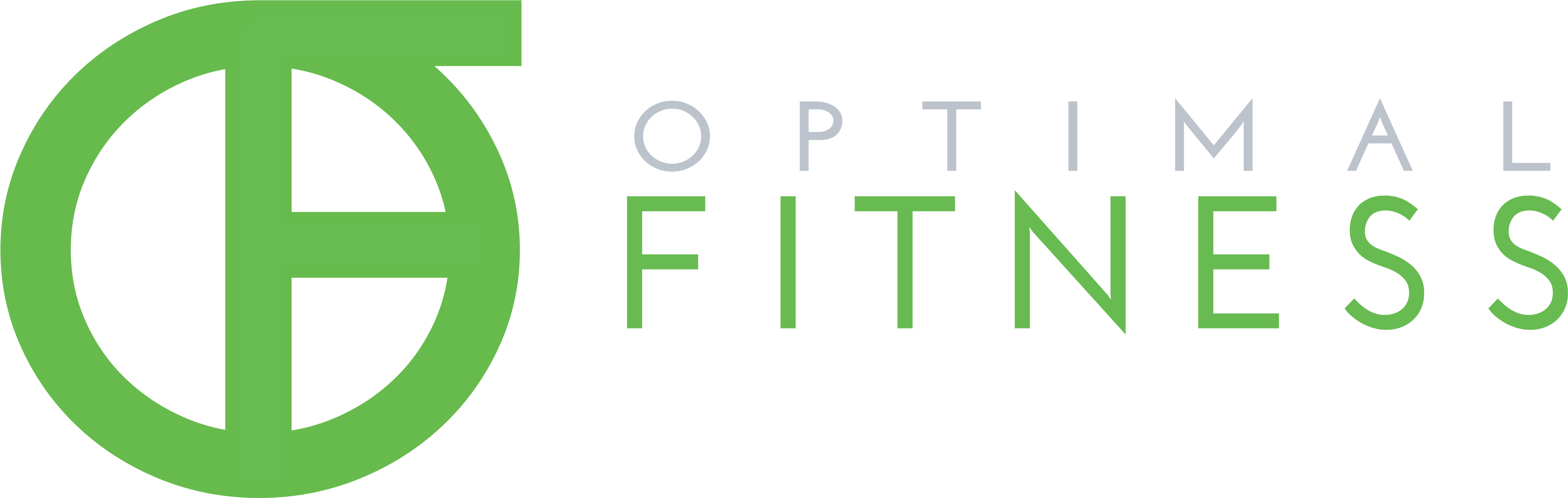 Optimal Fitness Logo - Graphic Design (6000x2400), Png Download