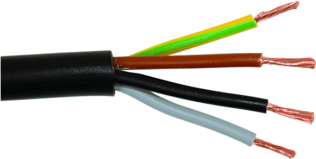 15 M X Electrical Cable - Multicore Round Flexible Cable (650x650), Png Download