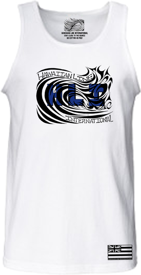 Hli Tribal Wave Art Tank Top - Active Tank (490x955), Png Download
