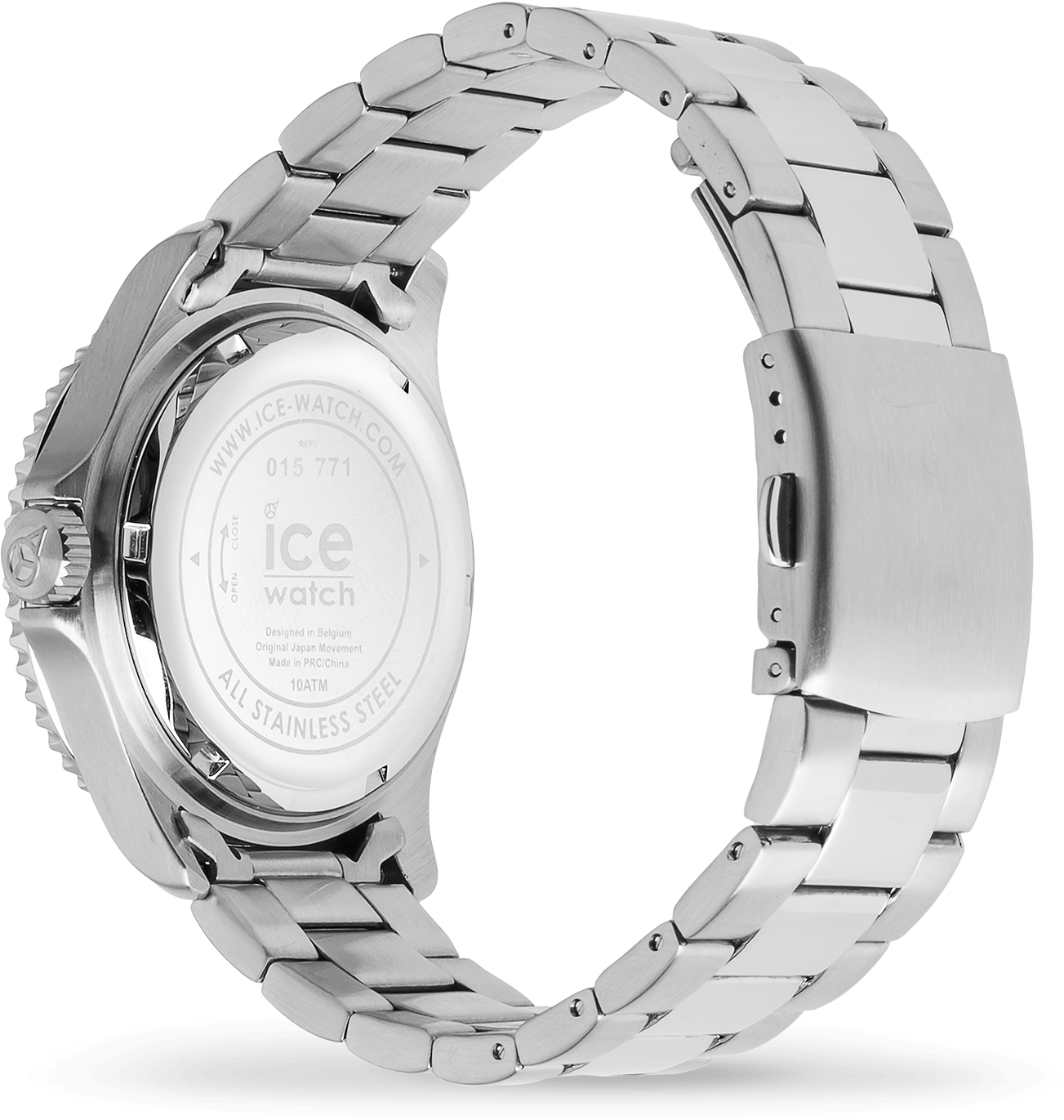 Ice Steel - Blue Silver - Ice Watch 016031 (1500x1500), Png Download