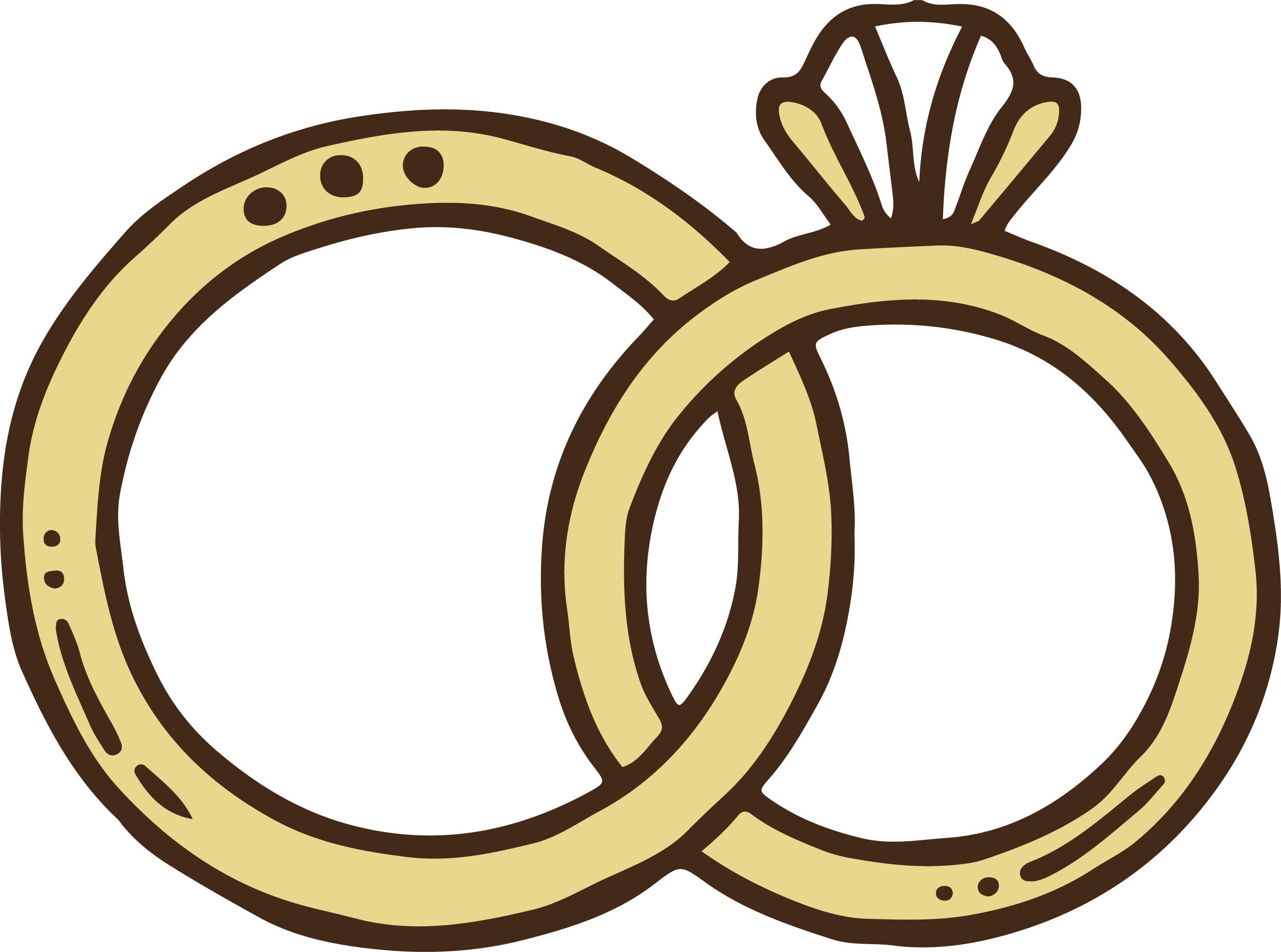 Kisspng Wedding Ring Engagement Clip Art 5a9742986a5062 - Cincin Clipart (2787x2072), Png Download