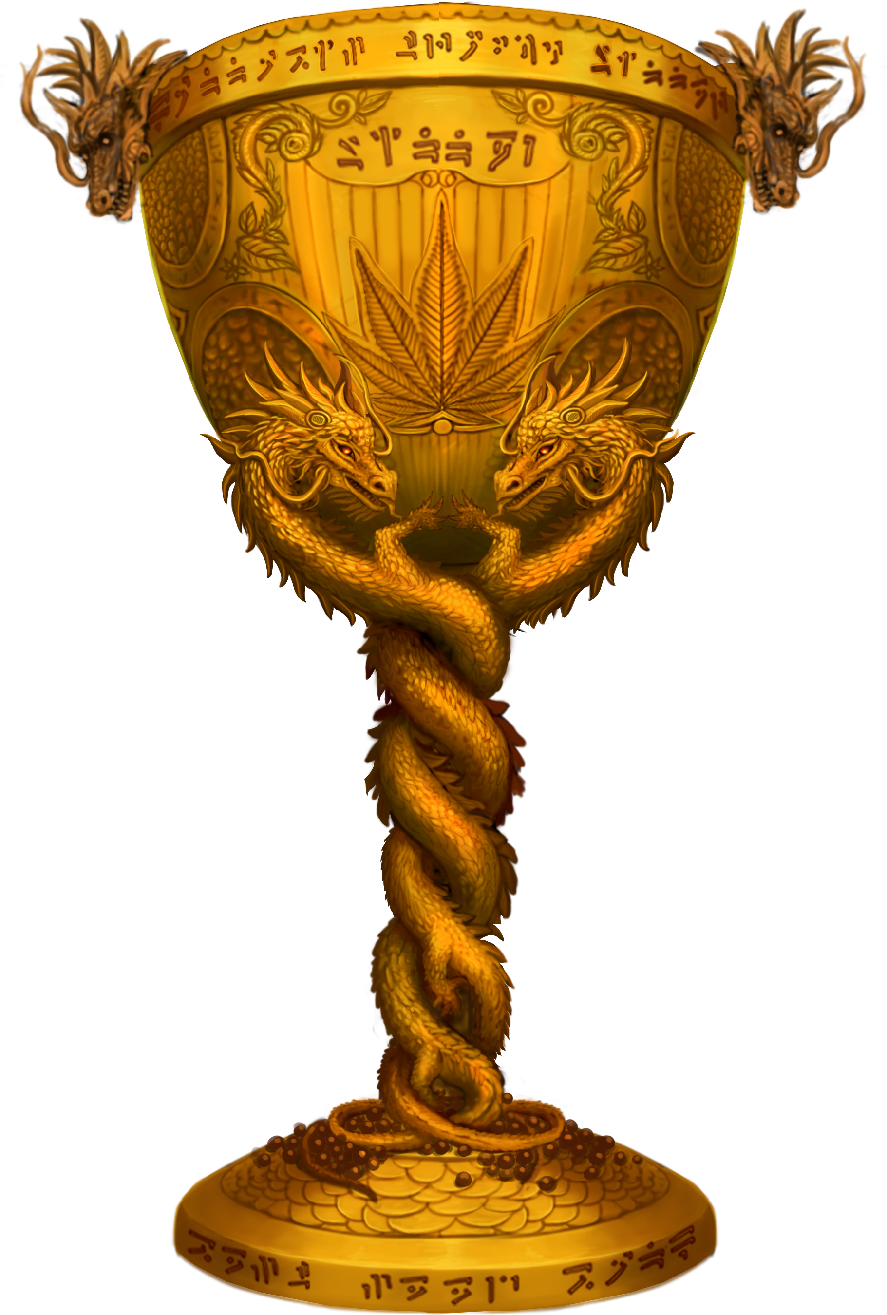 Dragon Cup Cannabis Trophy Winner - Blessed Sacrament (1985x2880), Png Download