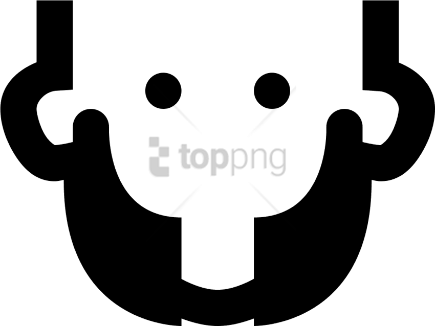 Free Png It Is An Icon Of A Persons Face With Sideburns (850x638), Png Download