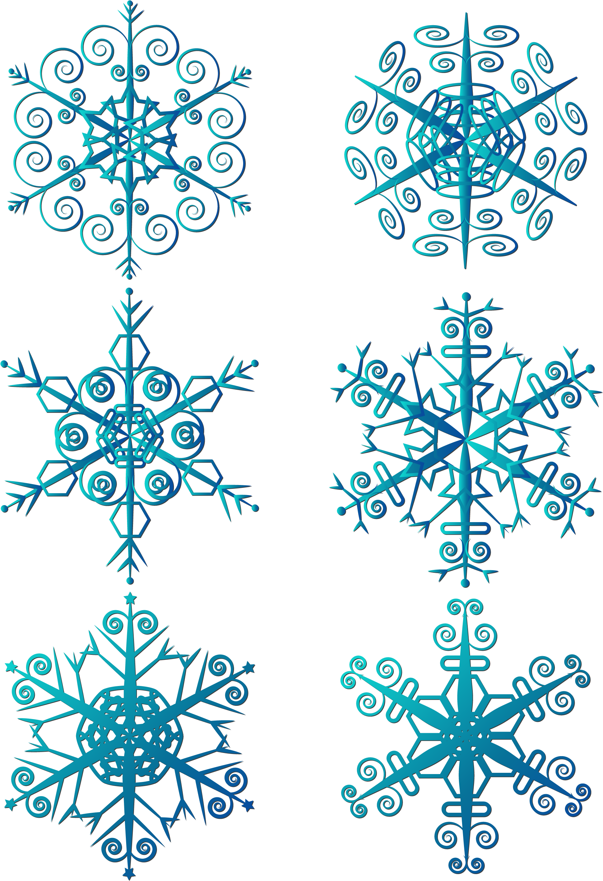 Copo De Nieve Azul Minimalista Elemento Vector Png - Circle (2133x2852), Png Download