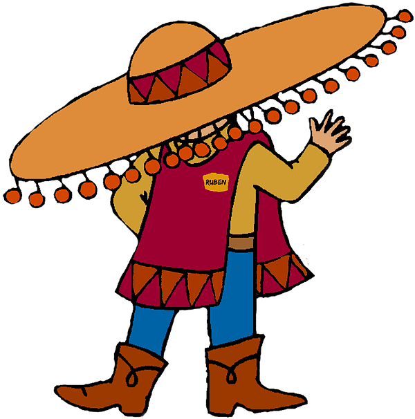 Mexican Restaurant - Sombrero (600x617), Png Download