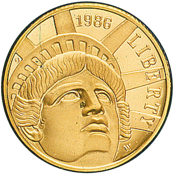 1986 Statue Of Liberty Coin - Liberty Coin (600x600), Png Download