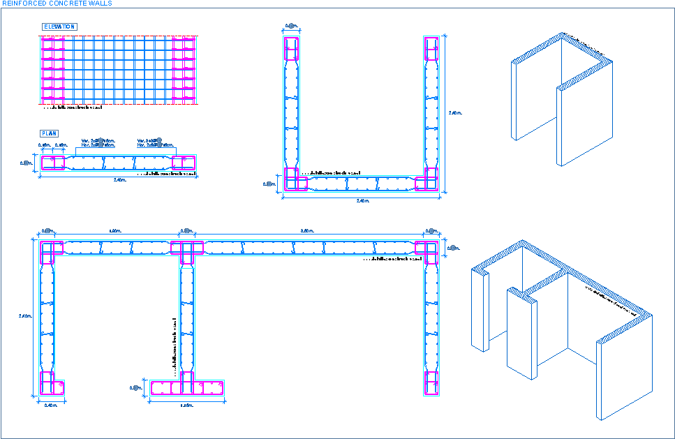 Reinforced Detallesconstructivos Net - Shear Wall For Elevator (990x643), Png Download