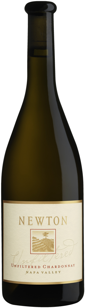 Newton Vineyard, Unfiltered Chardonnay 2014 Image - Newton Unfiltered Chardonnay (489x1100), Png Download