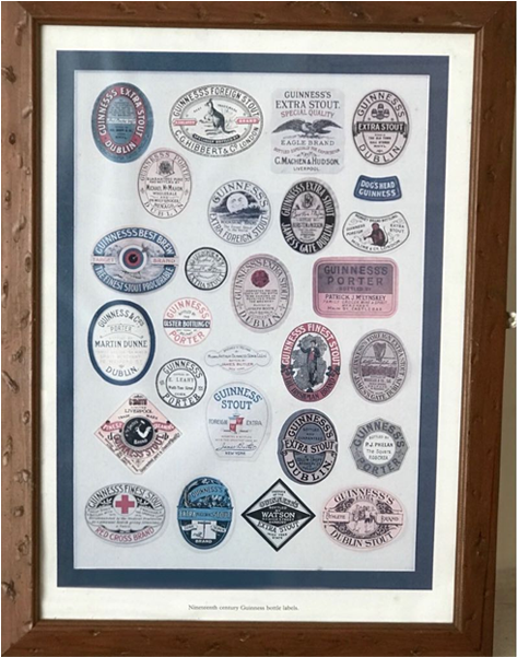 19th Century Guinness Bottle Labels - Picture Frame (600x600), Png Download