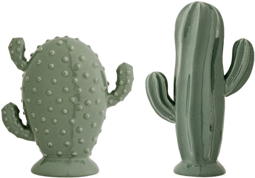 Our Cute Little Rocky Cactus Sculpture Is Packed With - Ceramic Cactus (600x600), Png Download