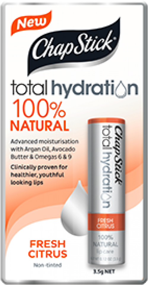 Chapstick Total Hydration Fresh Citrus - Smile (988x988), Png Download