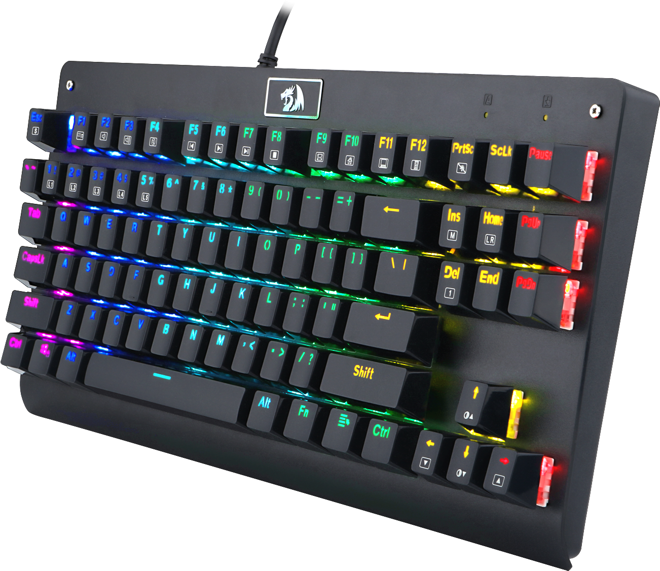 Redragon K568 Rgb Dark Avenger Mechanical Gaming Keyboard (1500x1500), Png Download
