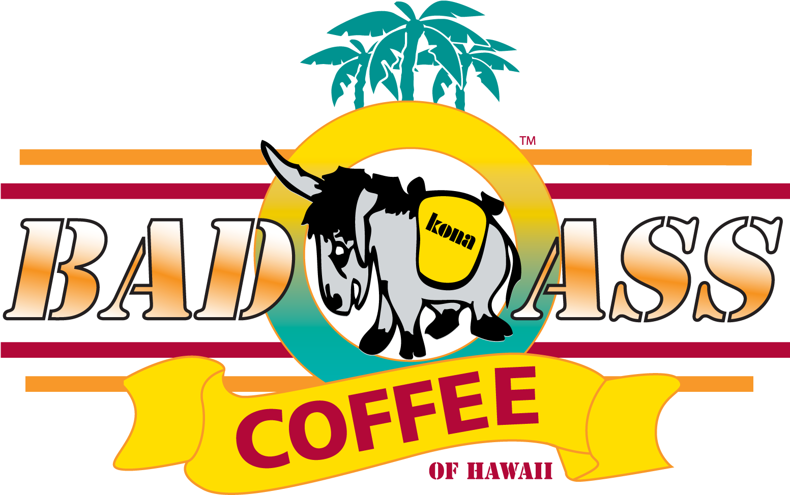 I - Bad Ass Coffee (1558x1001), Png Download