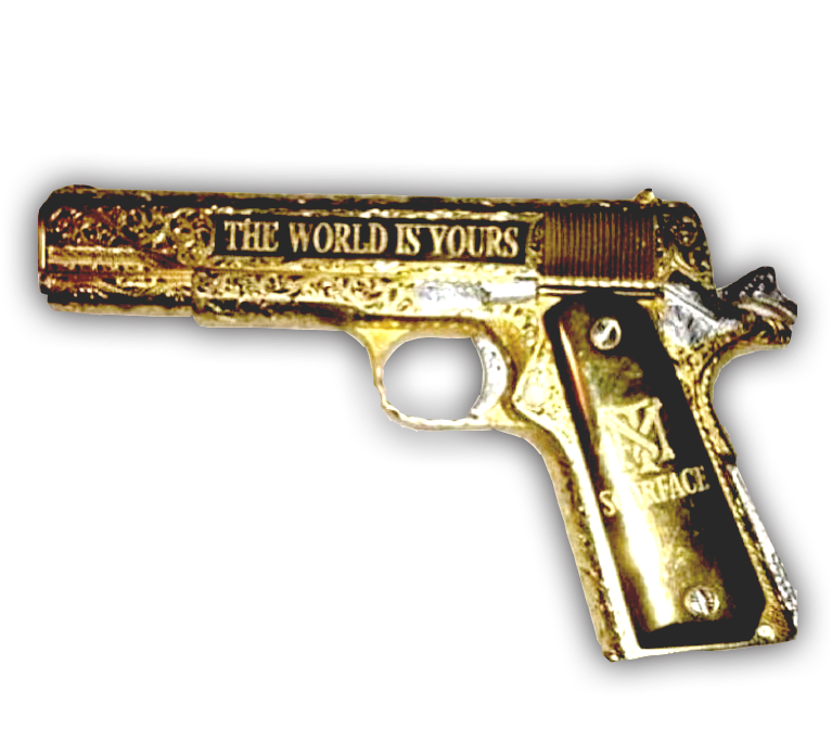 Transparent Drug Cartel Gun Found In Raided Mansion - Armas De Los Antrax (864x700), Png Download