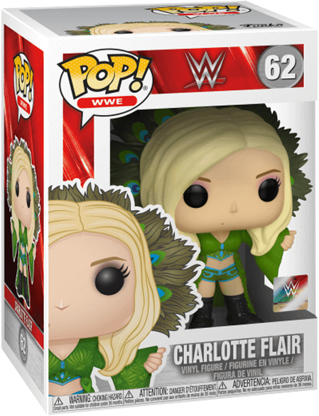 Charlotte Flair Pop Vinyl Figure - Charlotte Flair Pop Vinyl (600x600), Png Download