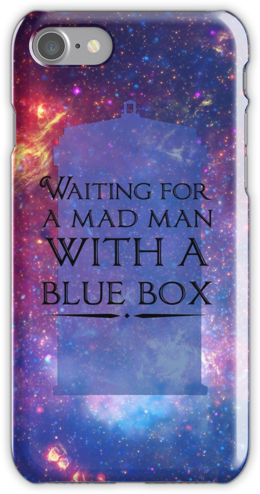 Waiting For A Mad Man With A Blue Box Iphone 7 Snap - Warrior Cats Phone Case Iphone 8 (750x1000), Png Download