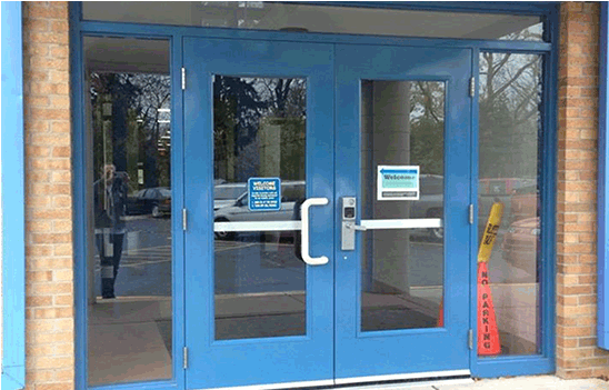 Commercial Door Hardware Sales - Sliding Door (960x350), Png Download