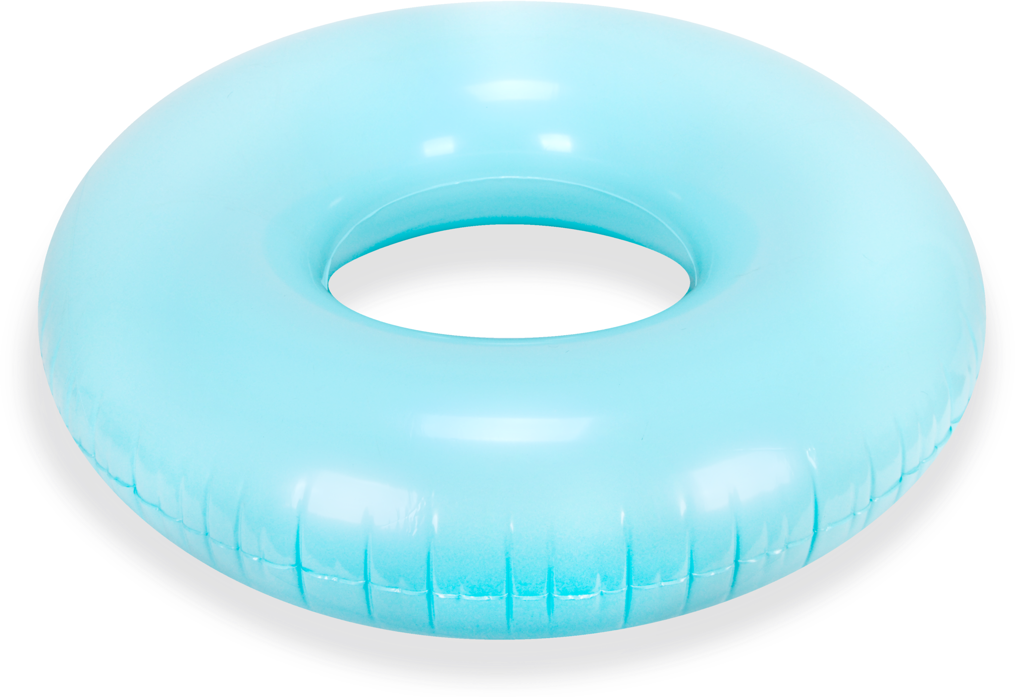 Turquoise Round Tube Pool Float - Pool Float Round (2048x1876), Png Download