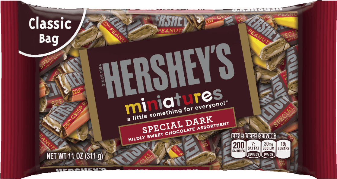 Hershey Special Dark Chocolate - Hersheys Minis Dark Chocolate (1280x1280), Png Download