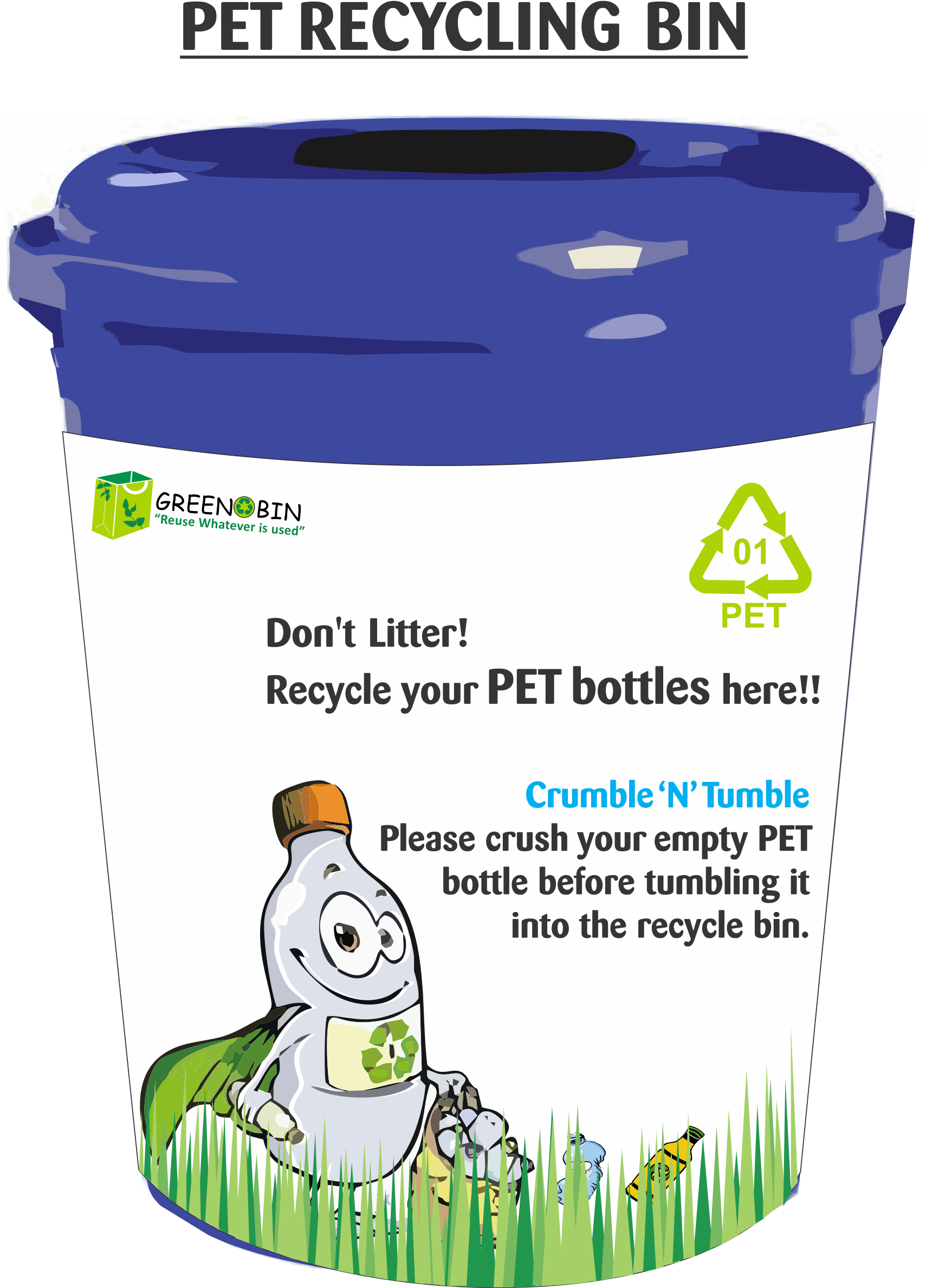 Common Recycling Bin - Glass Recycling (1708x2404), Png Download