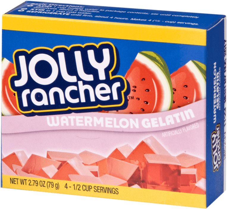 Jolly Rancher Watermelon Gelatin - Jolly Rancher Jello (1024x725), Png Download