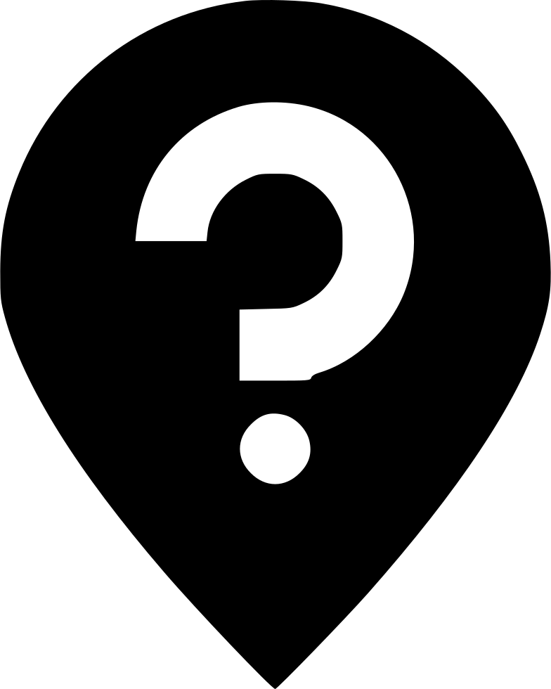 Png File Svg - Question Mark Location Pin (784x980), Png Download