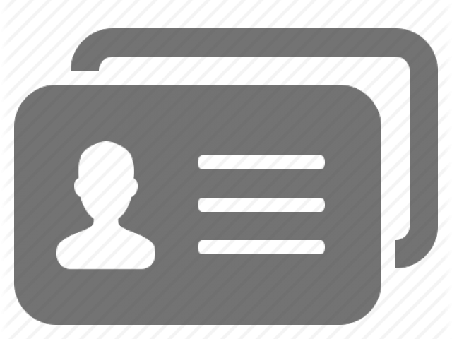 Business Card Icon Png (640x480), Png Download