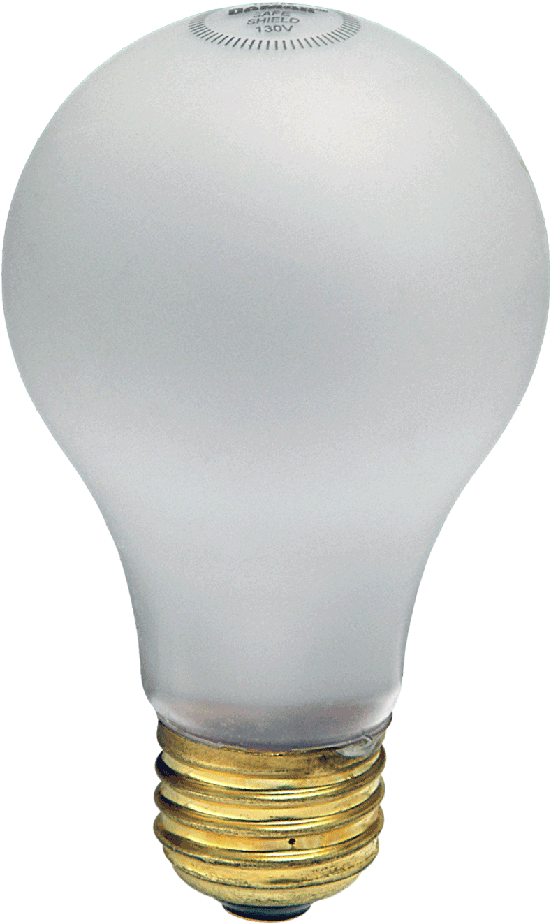 Light Material Halogen Incandescent A-series Bulb Clipart - Incandescent Light Bulb (1070x1600), Png Download