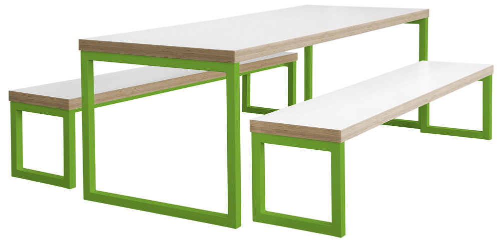 Nesta Bench & Table Set - Bench For School (1000x1000), Png Download