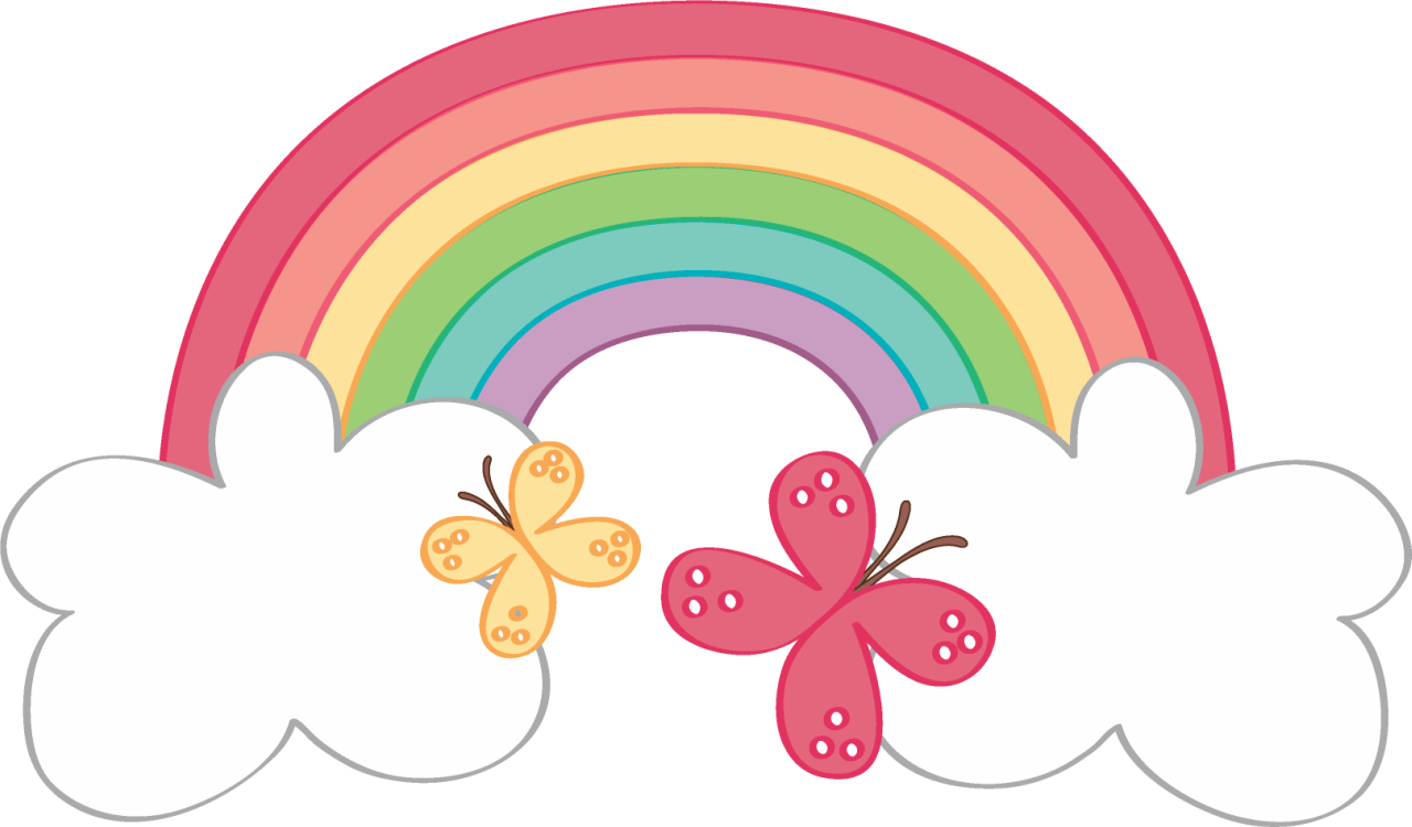 Яндекс - Фотки - Adesivo Tema Arco Iris (1280x750), Png Download