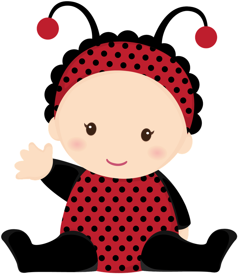 Ladybug Clipart Boy - Baby Ladybug Clipart (900x900), Png Download