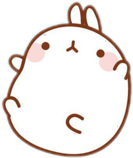 Molang Sticker - Cartoon (1024x1024), Png Download