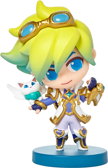 Next - Ezreal Star Guardian Figure (800x1000), Png Download