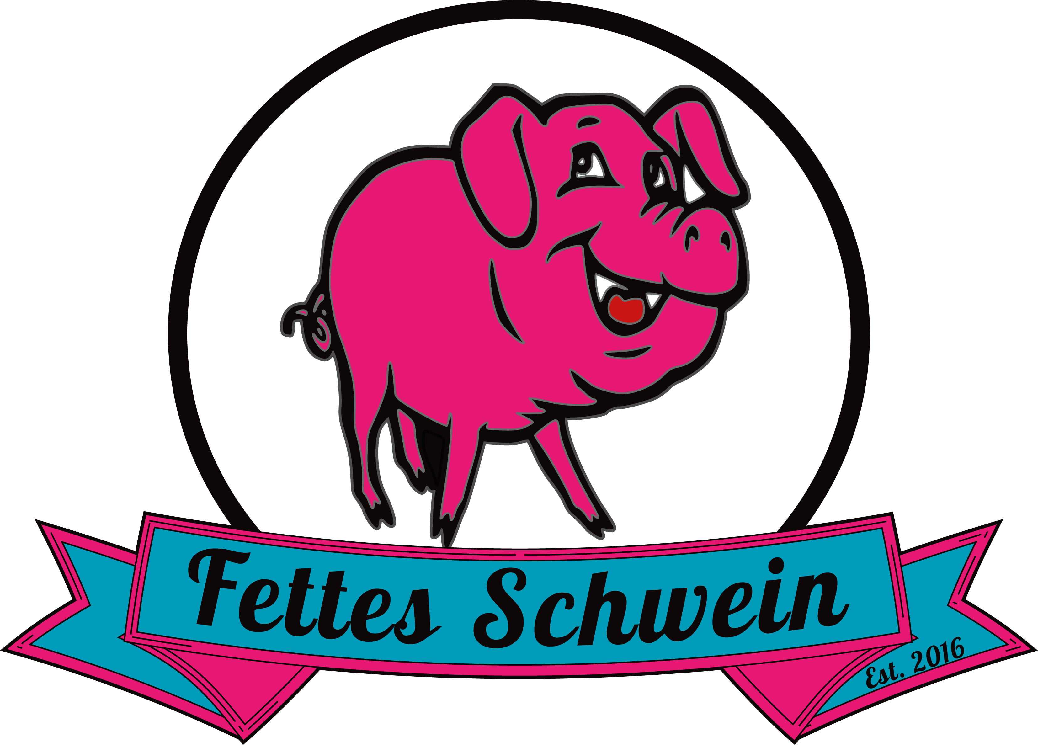 Image Royalty Free Download Fettes Schwein Food Truck (3309x2375), Png Download