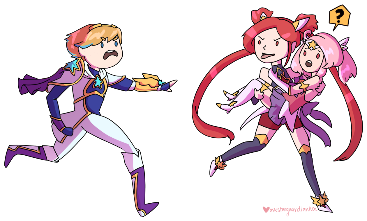Jinx Isn't Too Happy With The Newest Star Guardian - Pajama Guardian Jinx (1280x1024), Png Download