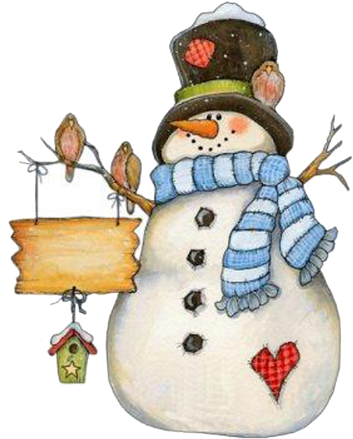 Snowman Standing On Claus Greeting Bird Arm - Christmas Greeting Cards (600x716), Png Download
