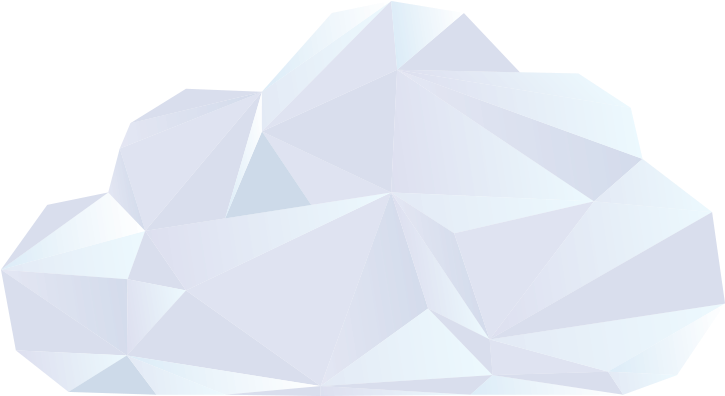 Origami Cloud Png (740x500), Png Download
