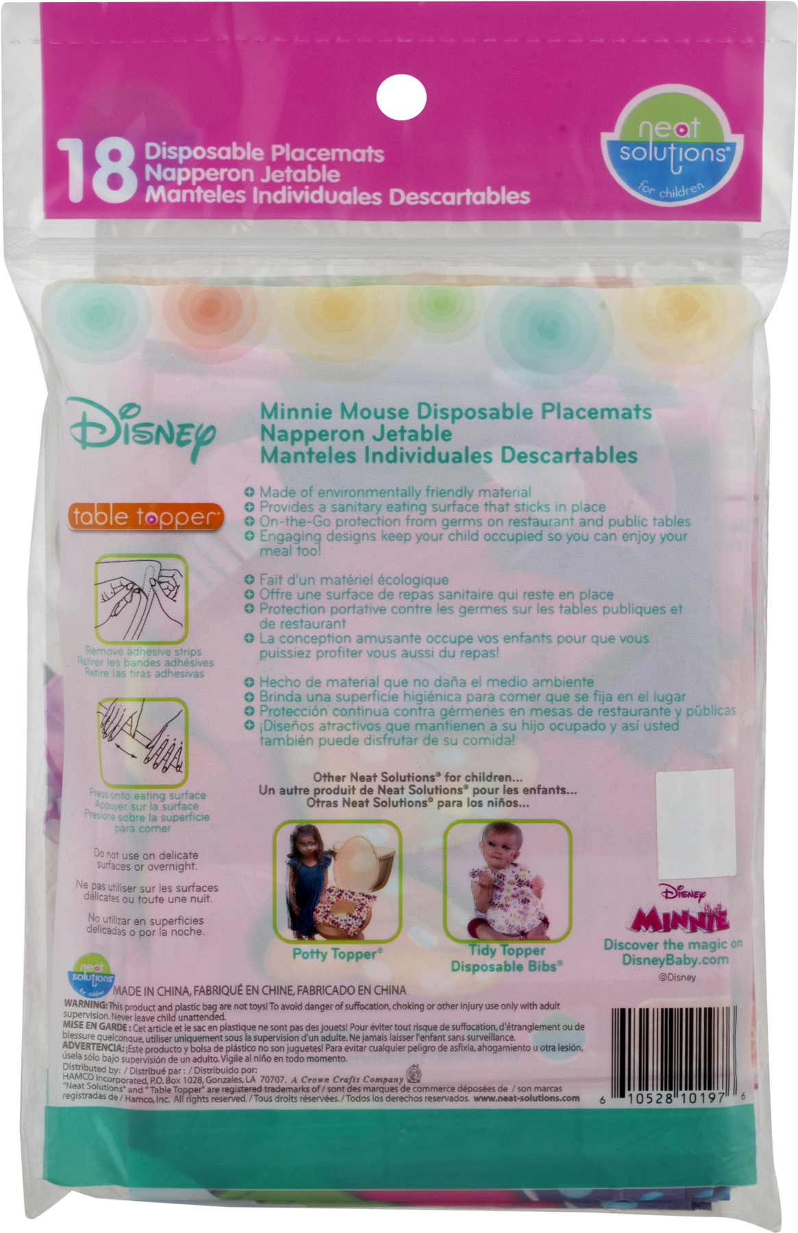 Neat Solutions Minnie Mouse Clubhouse Table Topper - Ferret (1800x1800), Png Download