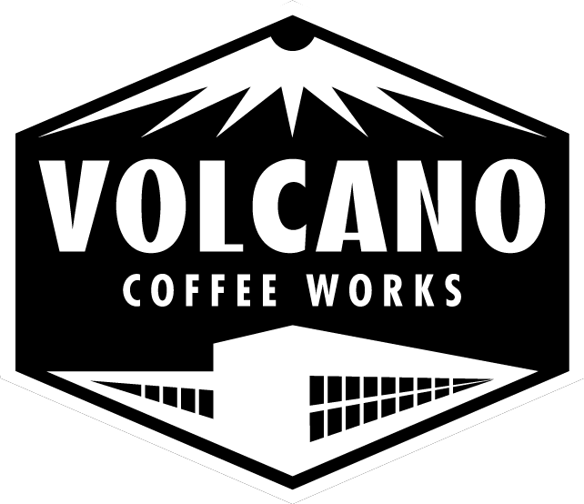 Volcano Coffee Works - Volcano Coffee Works Logo (642x554), Png Download
