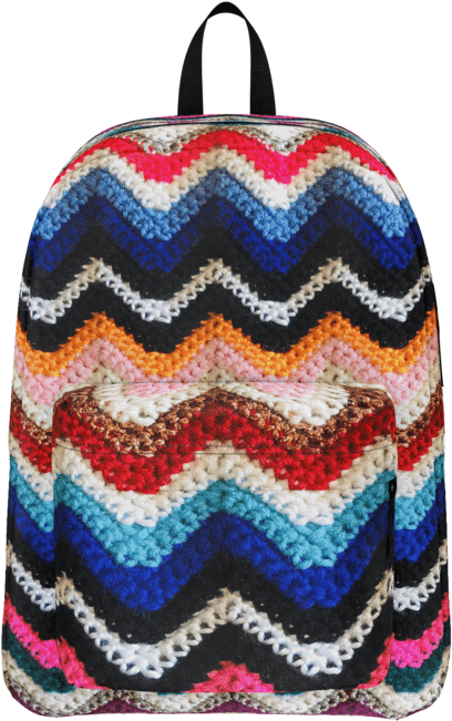 Jenna Lynn Crochet Pattern Allover Backpack - Handbag (690x690), Png Download
