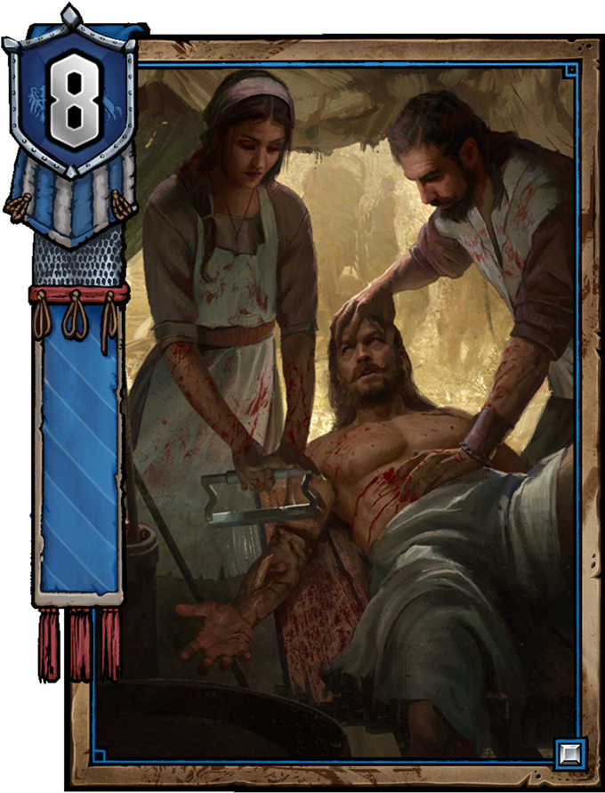 Field Medic - Gwent Blue Stripes Scout (775x1048), Png Download