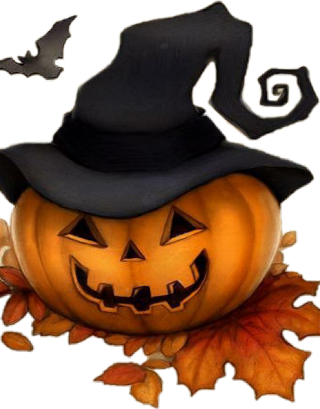 Calabaza Sticker - Good Morning Halloween Quotes (1024x1309), Png Download
