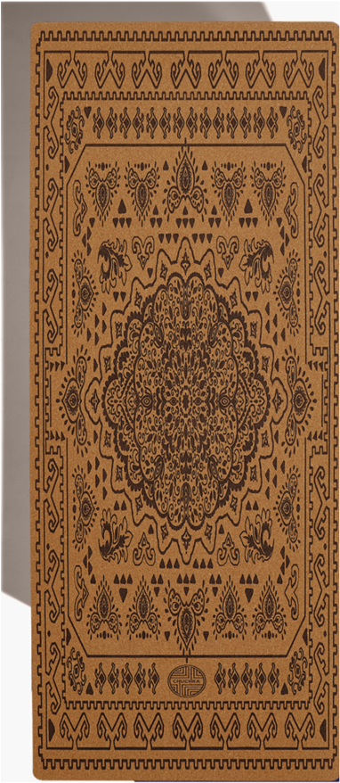 Magic Carpet Cork Yoga Mat - Carpet (416x1024), Png Download