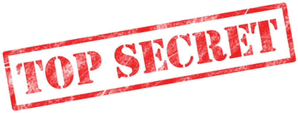 Report Abuse - Clear Top Secret Transparent Background (1024x384), Png Download