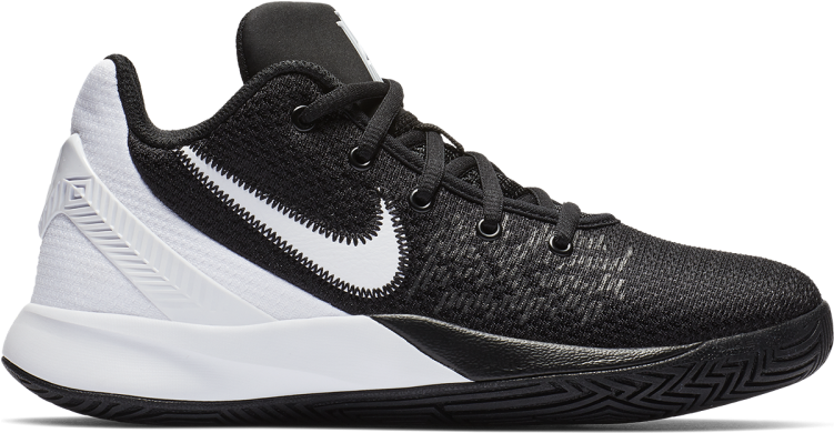 Kyrie Black And White Shoes (750x750), Png Download